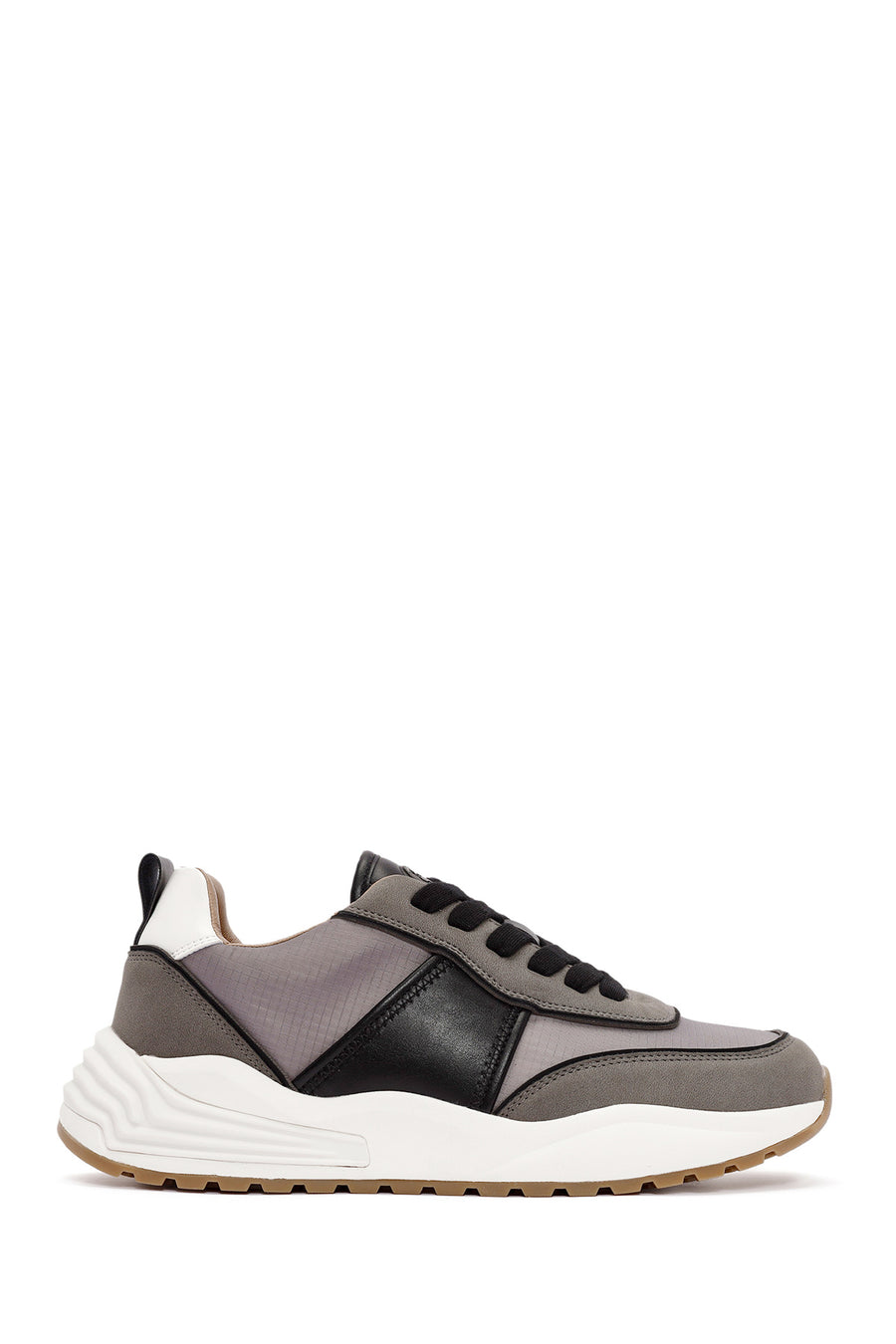 ACBC x Derimod Men's Grey Lace-Up Sneakers