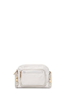 Woman Gray Fabric Mini Crossbody Bag | Derimod
