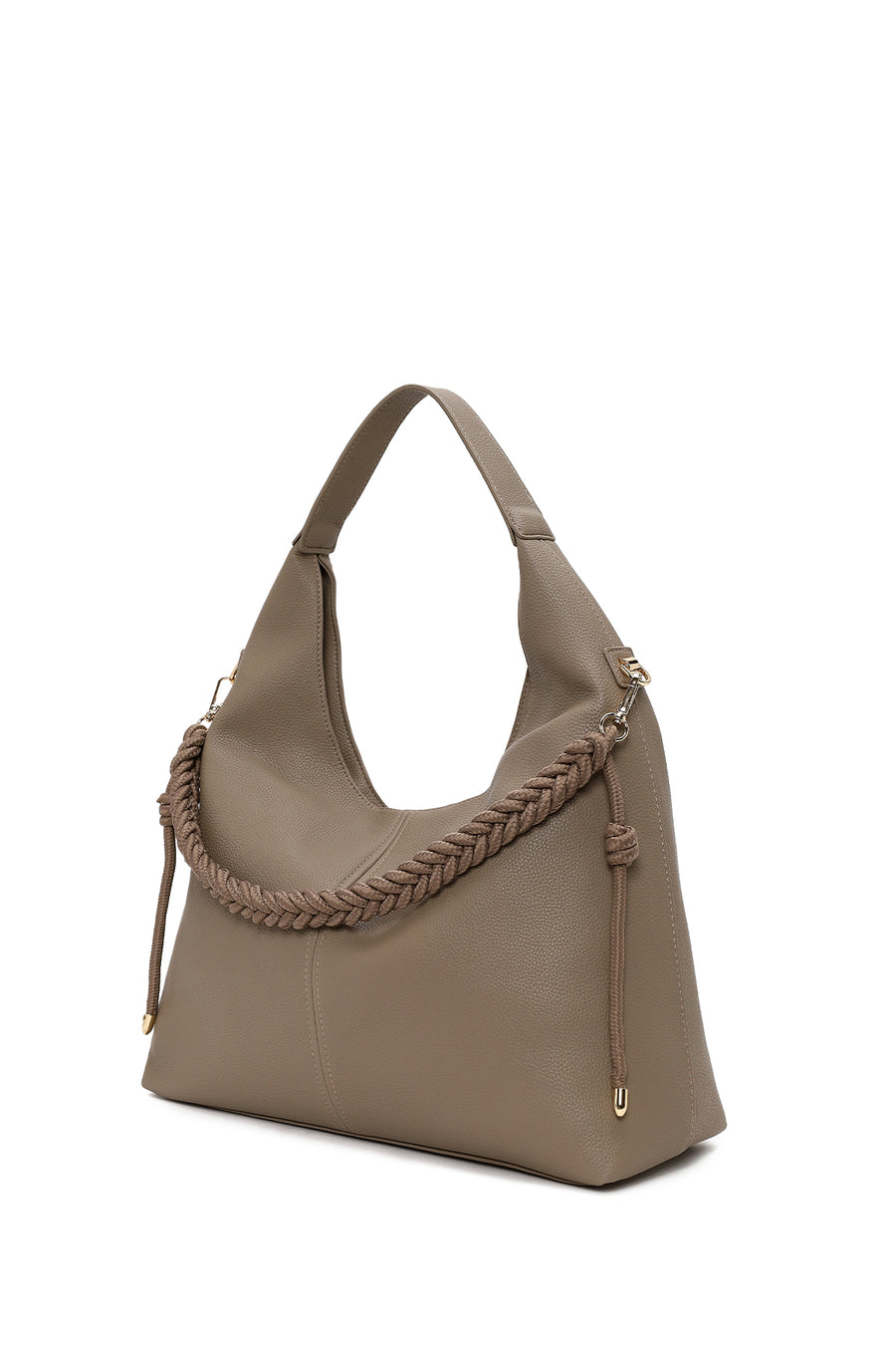 Woman Mink Long-Strap Shoulder Bag