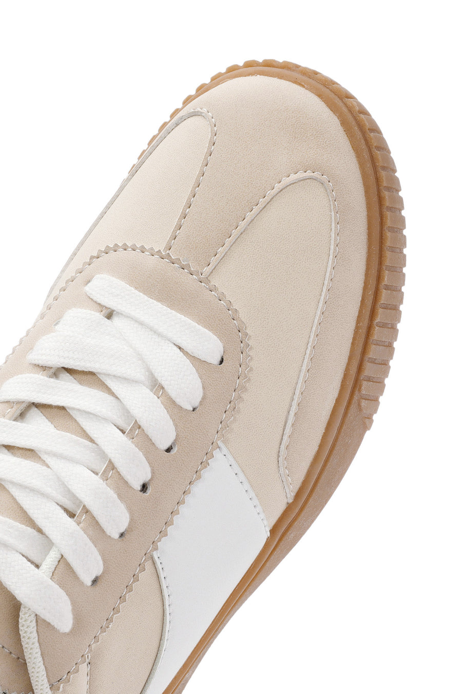 ACBC x Derimod Kadın Bej Bağcıklı Süet Sneaker