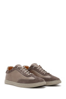 Men's Mink Leather Sneaker | Derimod