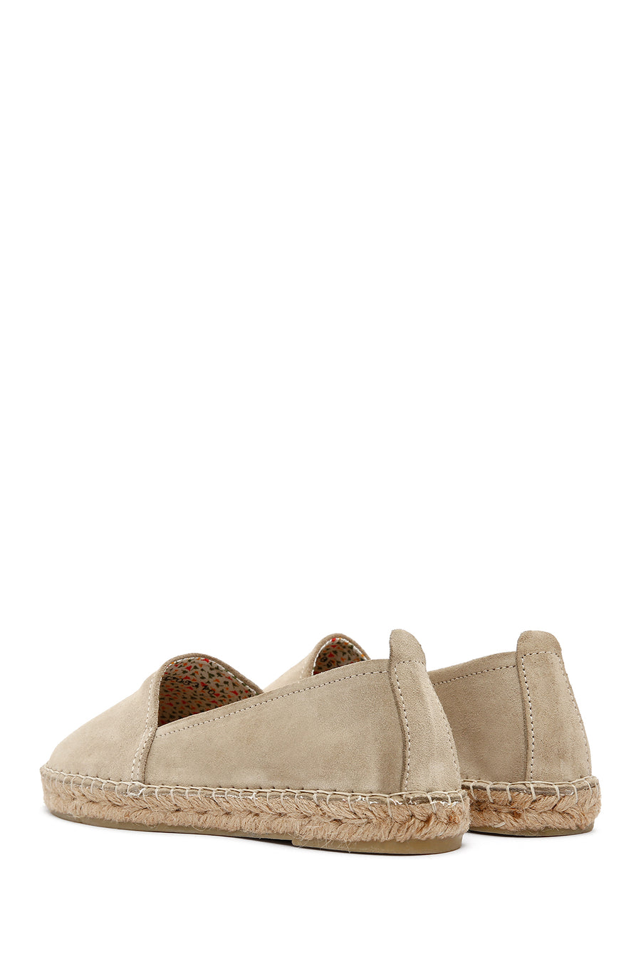 Women's Beige Suede Leather Espadrille