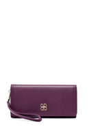 Women's Purple Strap Detailed Wallet | Derimod