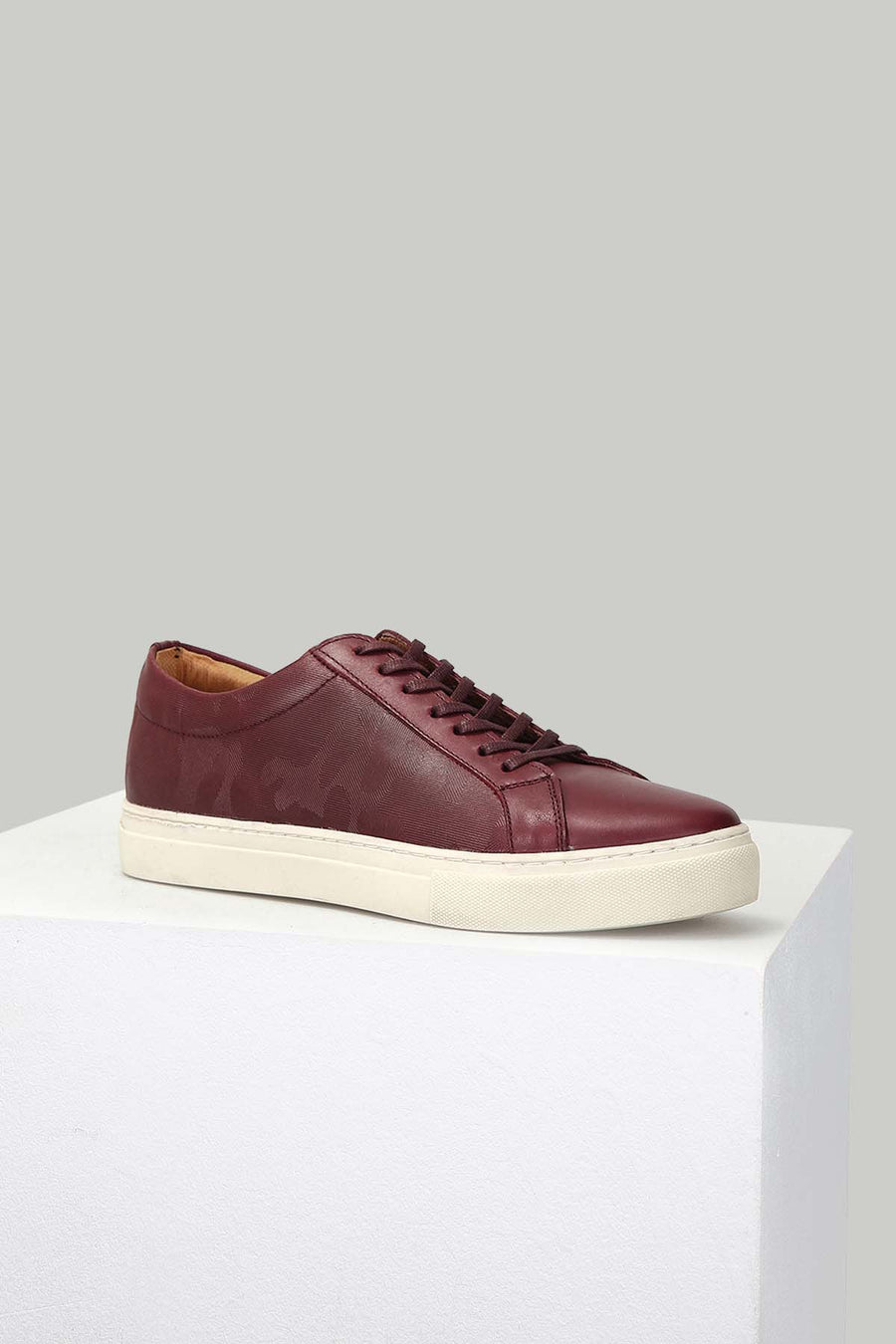 Kamuflaj Desen Erkek Deri Sneaker