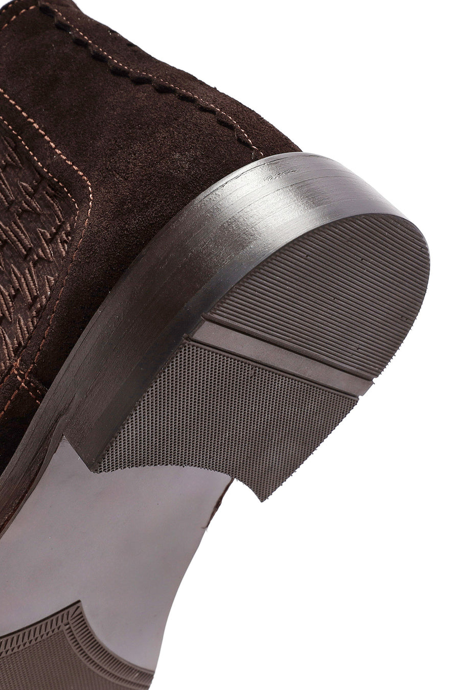 Men's Brown Suede Leather Chelsea Boots