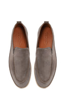 Erkek Vizon Süet Deri Casual Loafer | Derimod