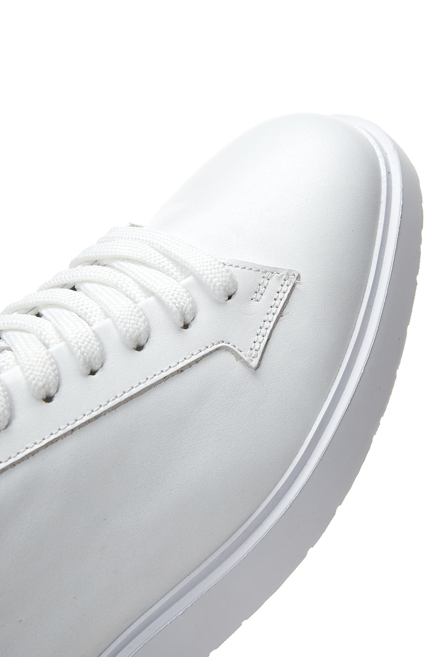 Erkek Beyaz Deri Sneaker