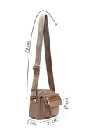 Women's Beige Long Strap Crossbody Bag | Derimod