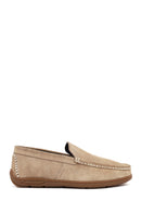 Erkek Vizon Süet Deri Casual Loafer | Derimod