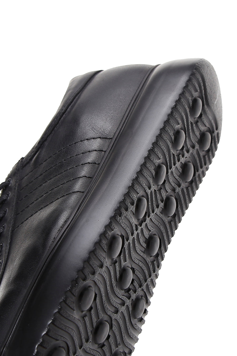 Erkek Siyah Deri Casual Sneaker