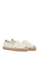 Kadın Krem Desenli Espadril | Derimod