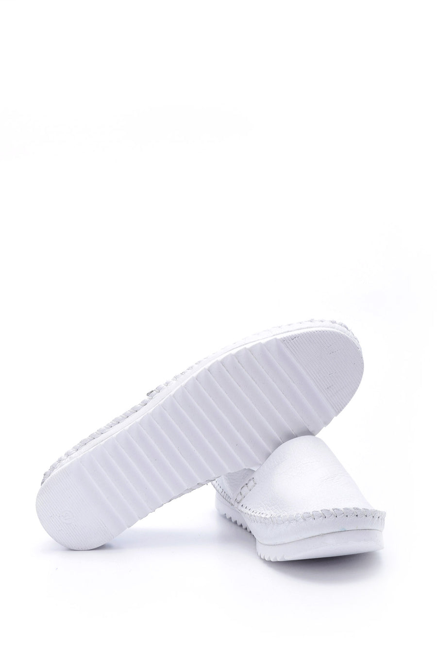 Women's Leather Loafer with Stitching Detail