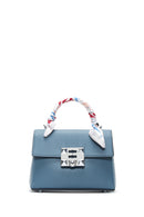 Women's Blue Scarf Detailed Handbag | Derimod
