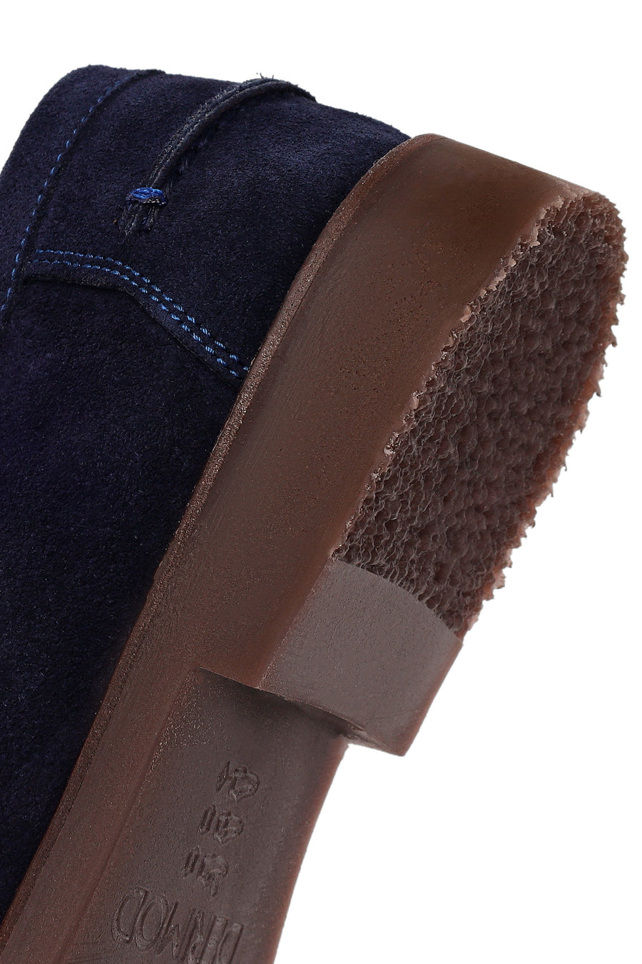 Erkek Lacivert Süet Deri Casual Loafer