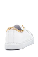 Kadın Deri Zincirli Sneaker | Derimod