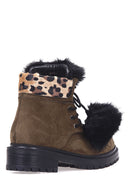 Women's Leopard Detailed Boots | Derimod