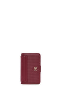 Women's Burgundy Wallet | Derimod