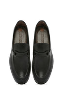 Erkek Siyah Deri Klasik Loafer | Derimod