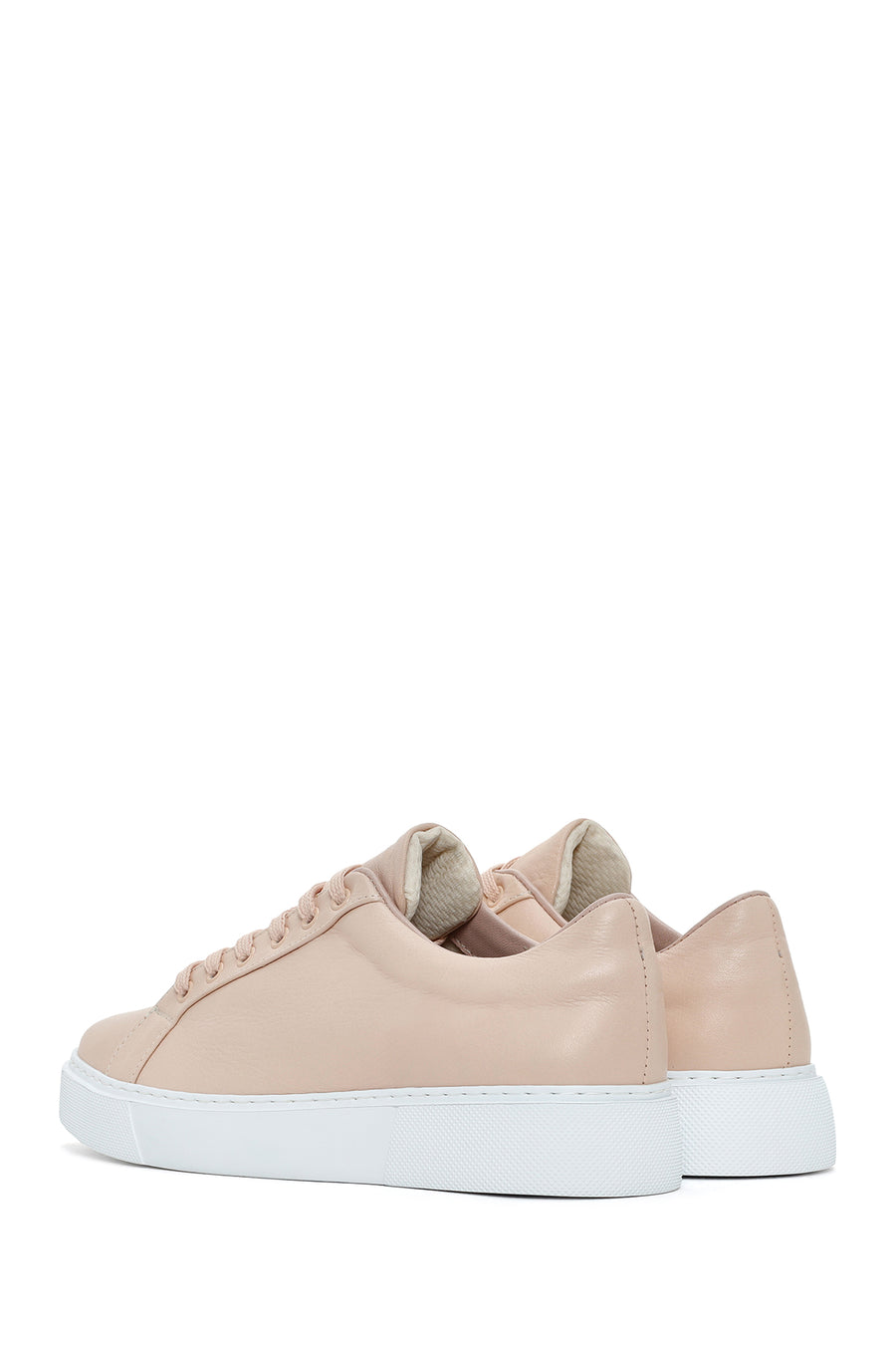 Women's Powder Lace-Up Leather Sneaker