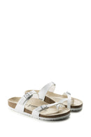 Birkenstock Kadın Beyaz Mayari Bf Parmak Arası Düz Terlik | Derimod