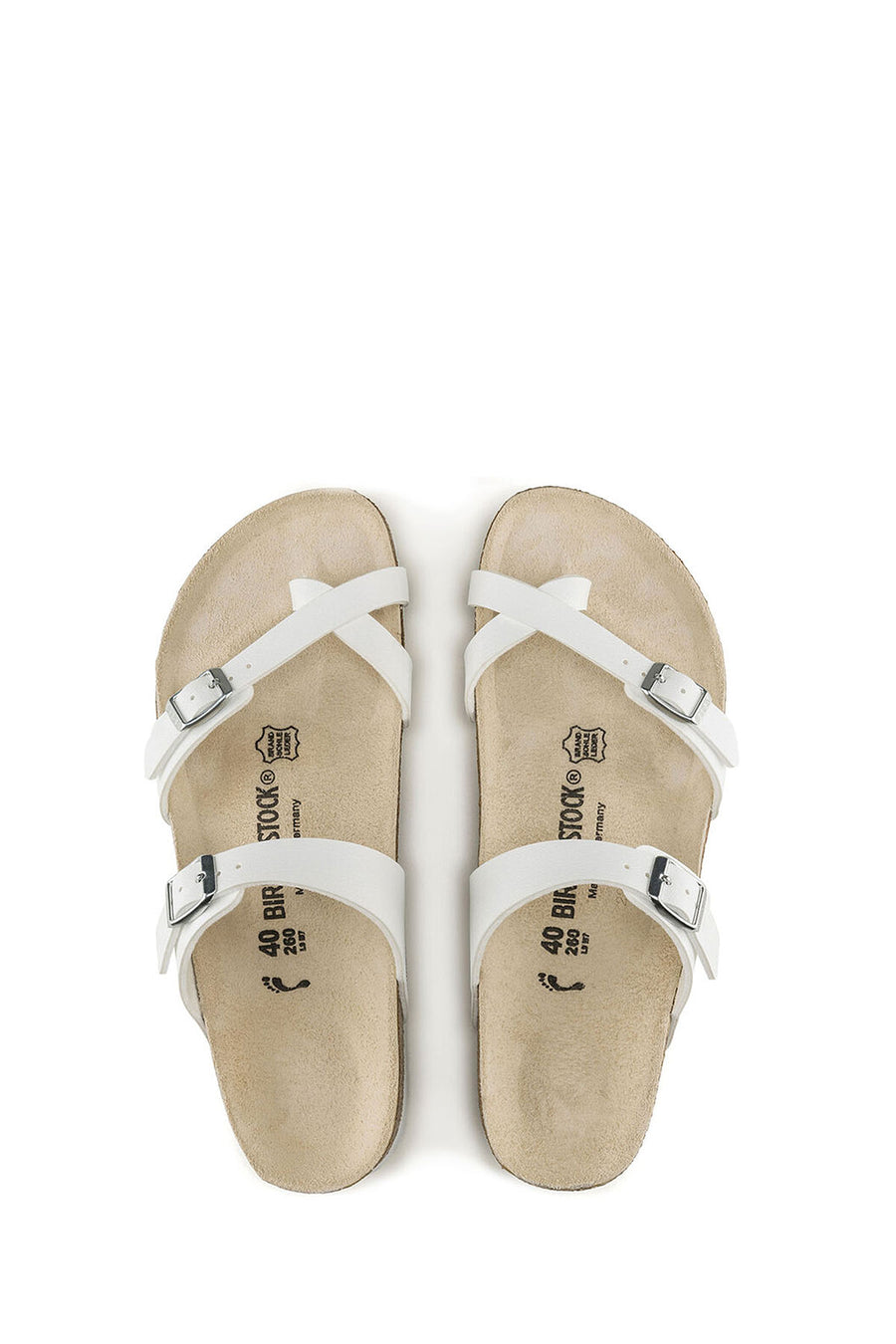 Birkenstock Kadın Beyaz Mayari Bf Parmak Arası Düz Terlik
