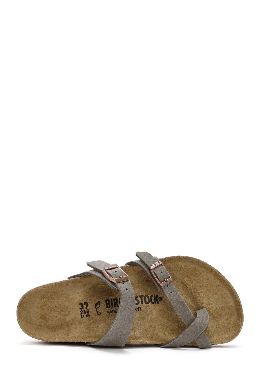 Birkenstock Kadın Vizon Mayari Bf Parmak Arası Nubuk Terlik