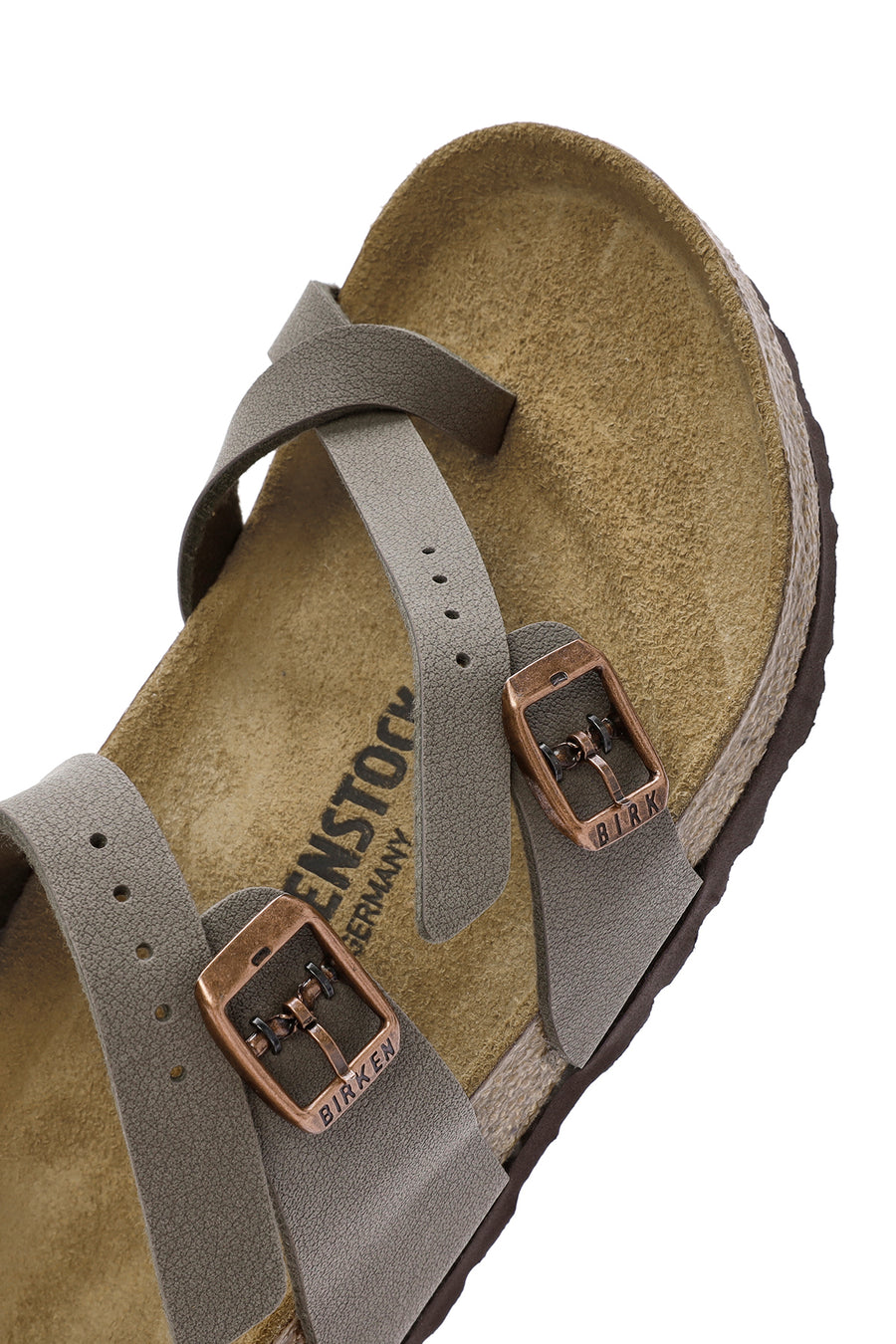 Birkenstock Kadın Vizon Mayari Bf Parmak Arası Nubuk Terlik