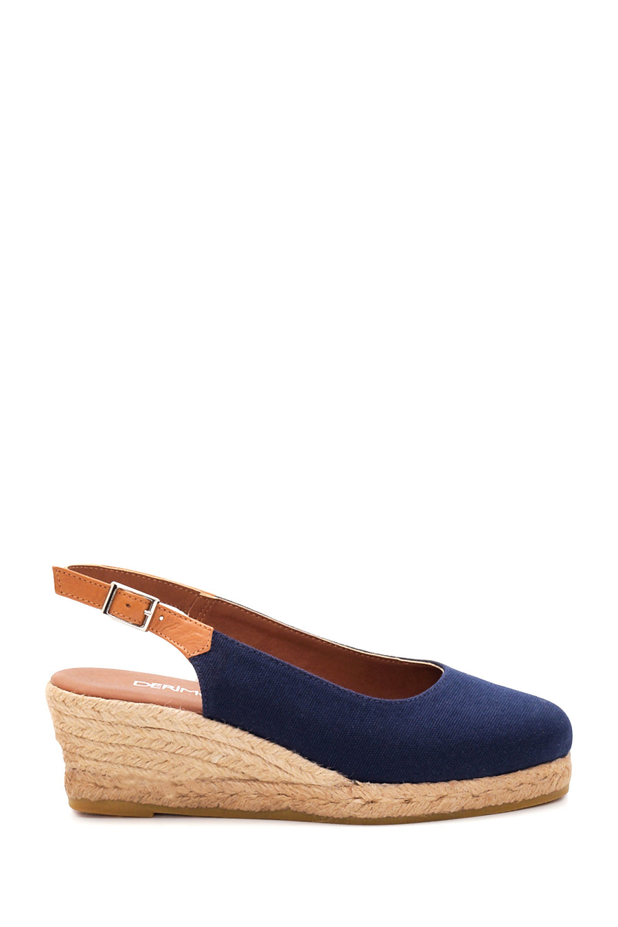 Kadın Lacivert Dolgu Topuk Espadril 22SFD20716F | Derimod