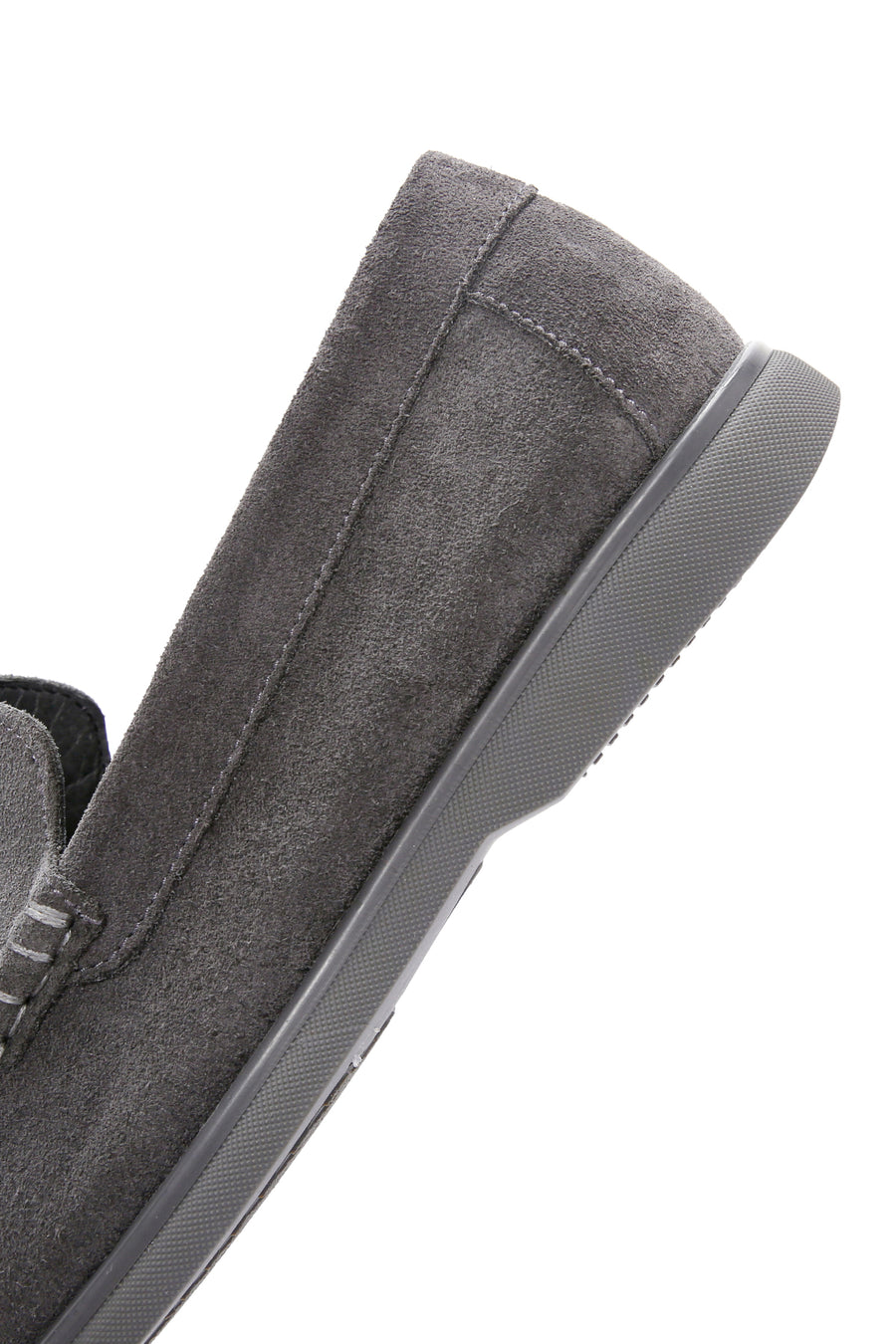 Derimod Fly Men's Gray Suede Leather Loafer