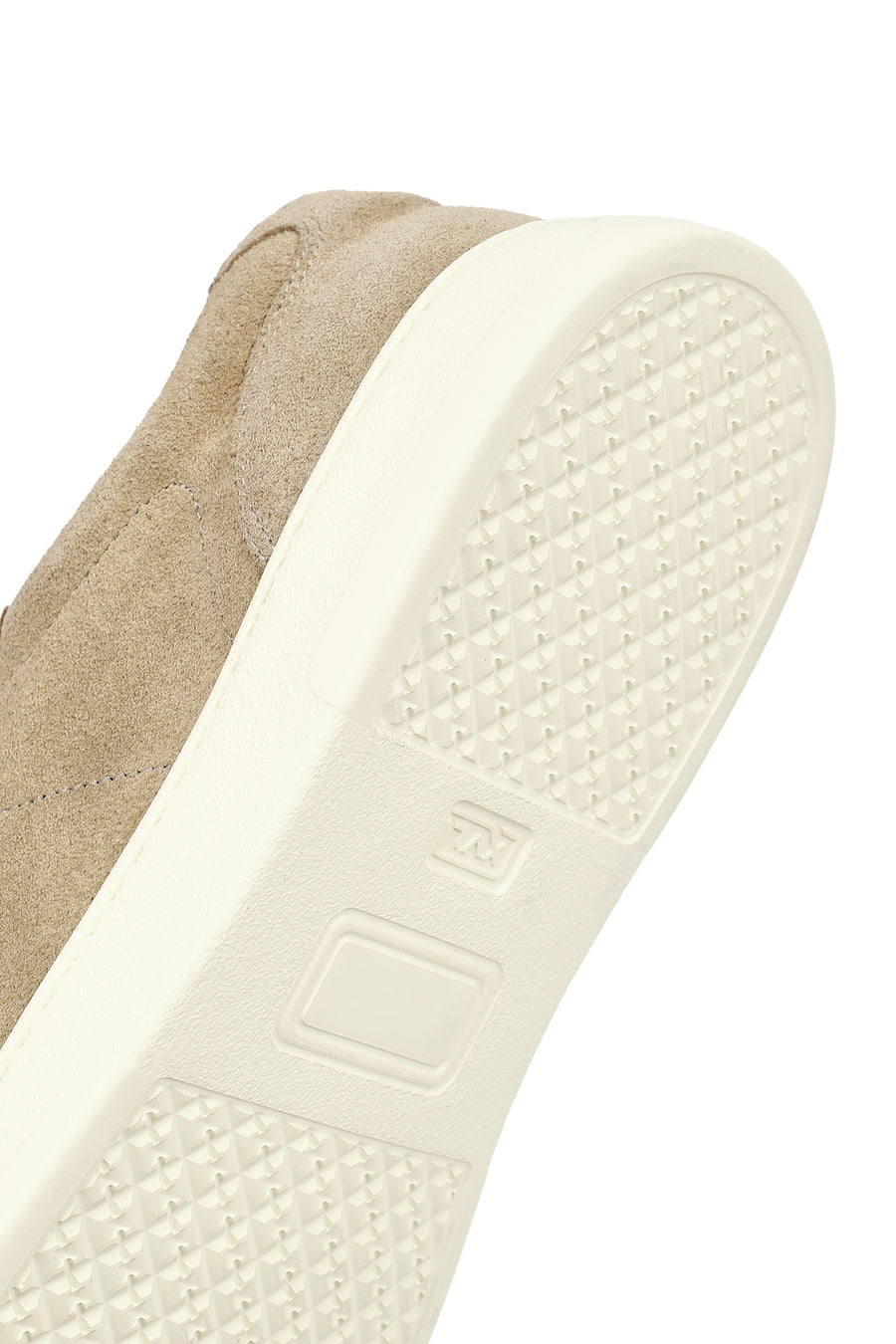 Male Beige Lace-up Suede Leather Sneaker