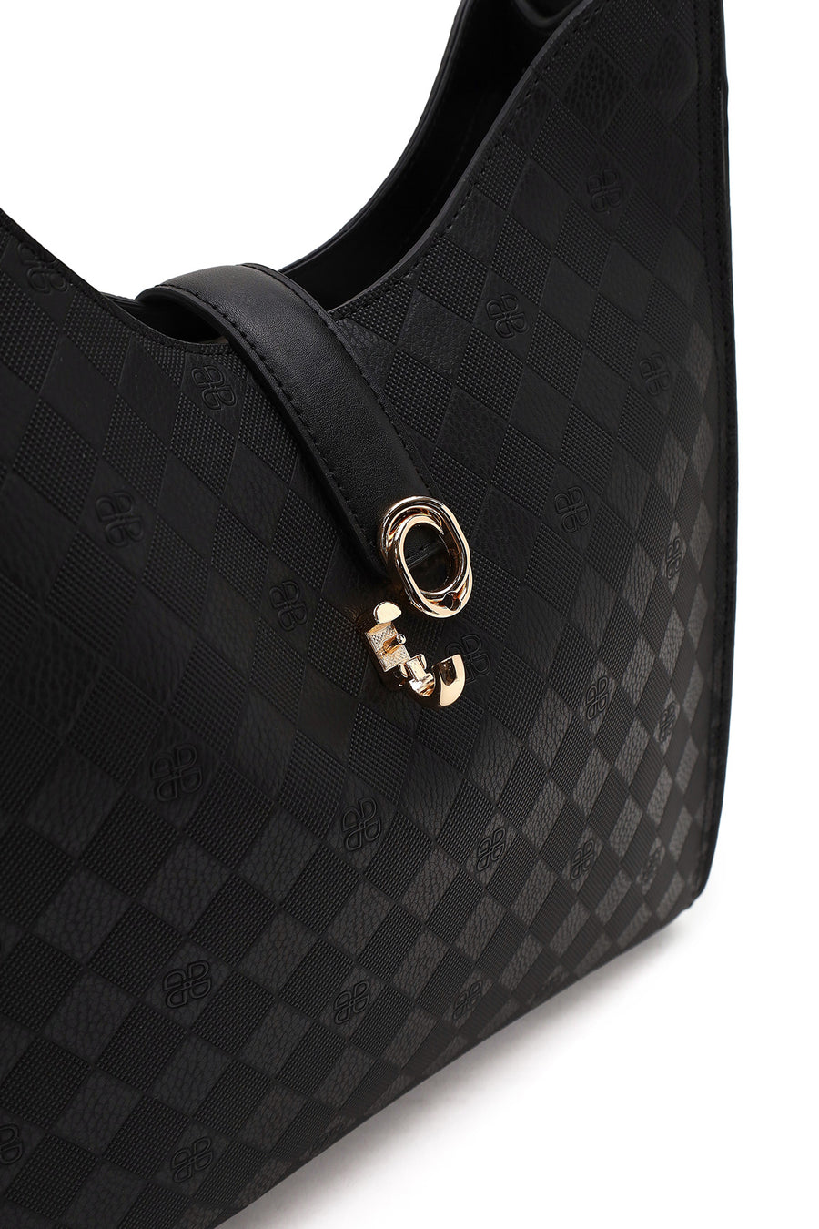 Woman Black Printed Shoulder Bag