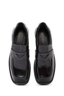 Kadın Siyah Deri Maskülen Loafer | Derimod