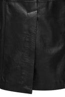 Juliet Women's Black Fur Leather Coat | Derimod