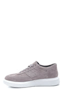 Men's Leather Suede Sneaker | Derimod