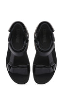 Camper Women's Black Oruga Up Thick Soled Sandals | Derimod
