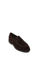 Derimod Black Erkek Kahverengi Süet Deri Loafer | Derimod