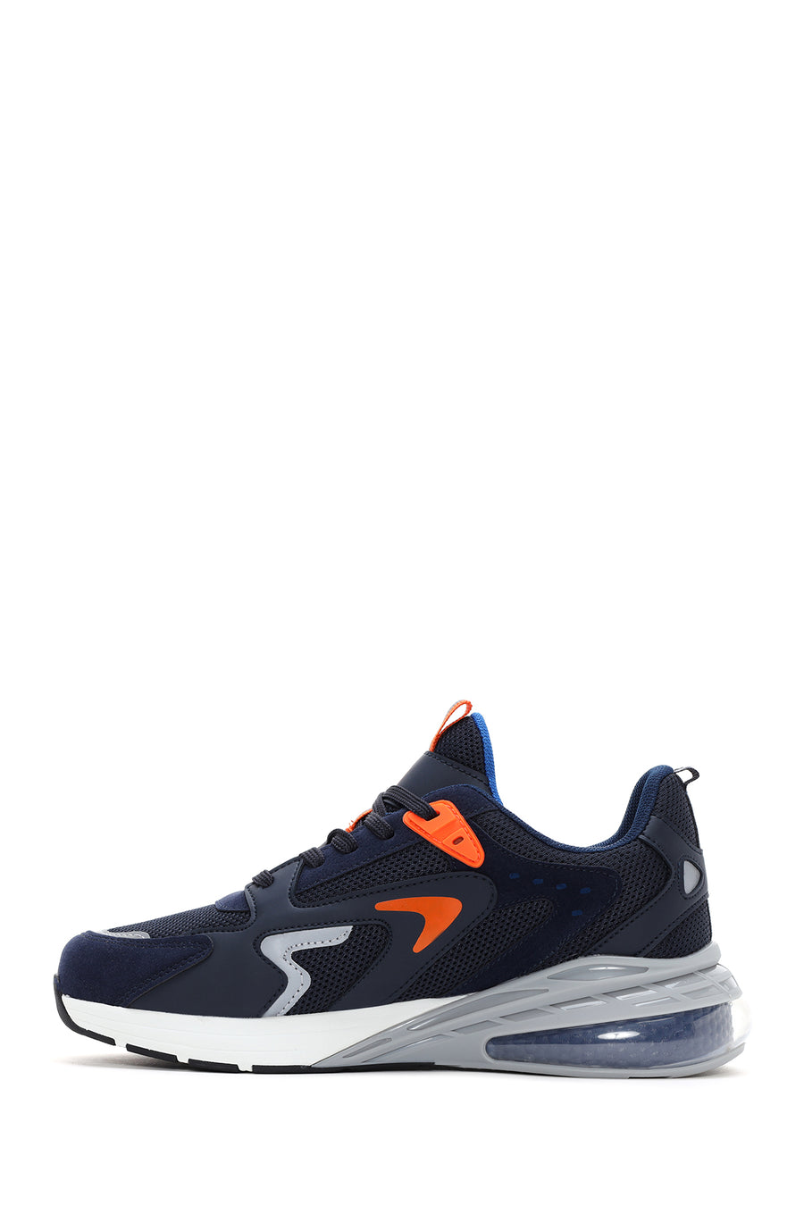Men's Navy Blue Suede Detailed Sneaker