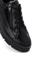 Kadın Siyah Bağcıklı Sneaker | Derimod