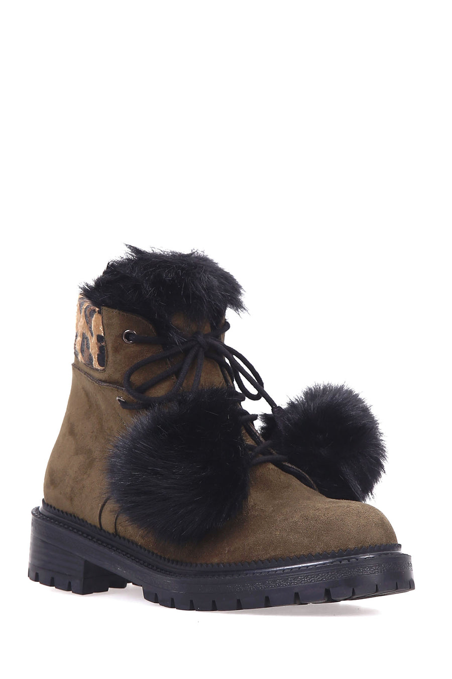 Women's Leopard Detailed Boots