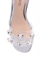 Women's Stoned Transparent Slippers | Derimod