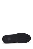 Men's Navy Blue Lace-Up Leather Sneaker | Derimod