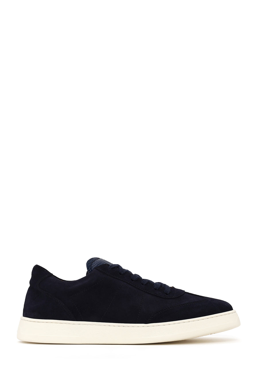 Erkek Lacivert Bağcıklı Süet Deri Sneaker 26SFD632810 | Derimod