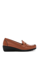 Kadın Taba Dolgu Topuk Loafer | Derimod