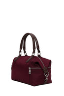 Woman Burgundy Long-Strap Fabric Shoulder Bag | Derimod