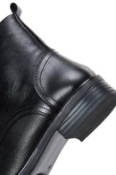 Women's Leather Zipper Boots | Derimod