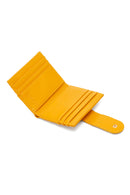 Woman Yellow Quilted Card Holder | Derimod