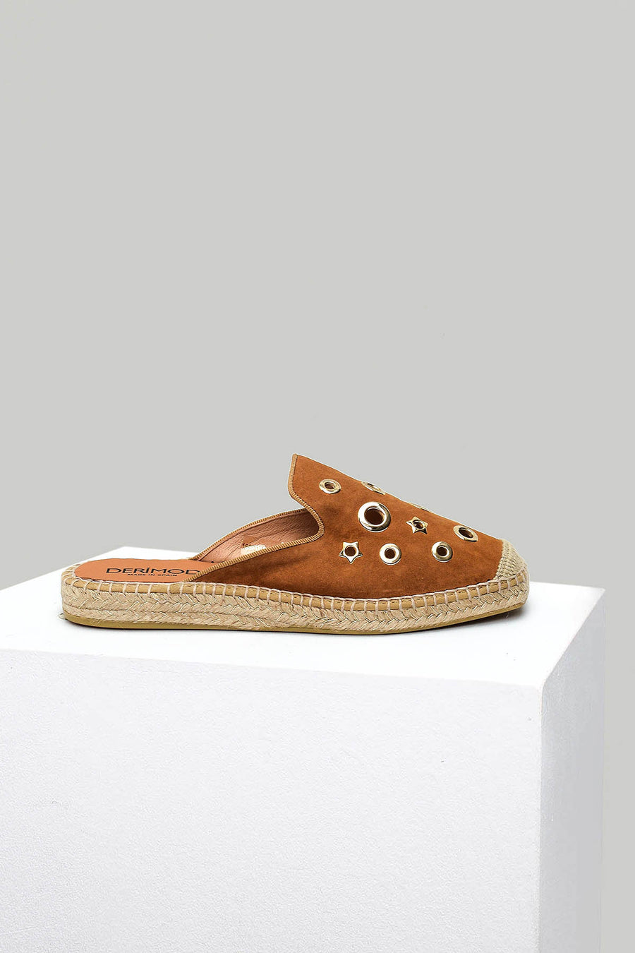 Women's Studded Detailed Suede Slippers