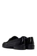 Kadın Siyah Deri Maskülen Loafer | Derimod