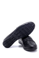 Women's Black Leather Loafer | Derimod
