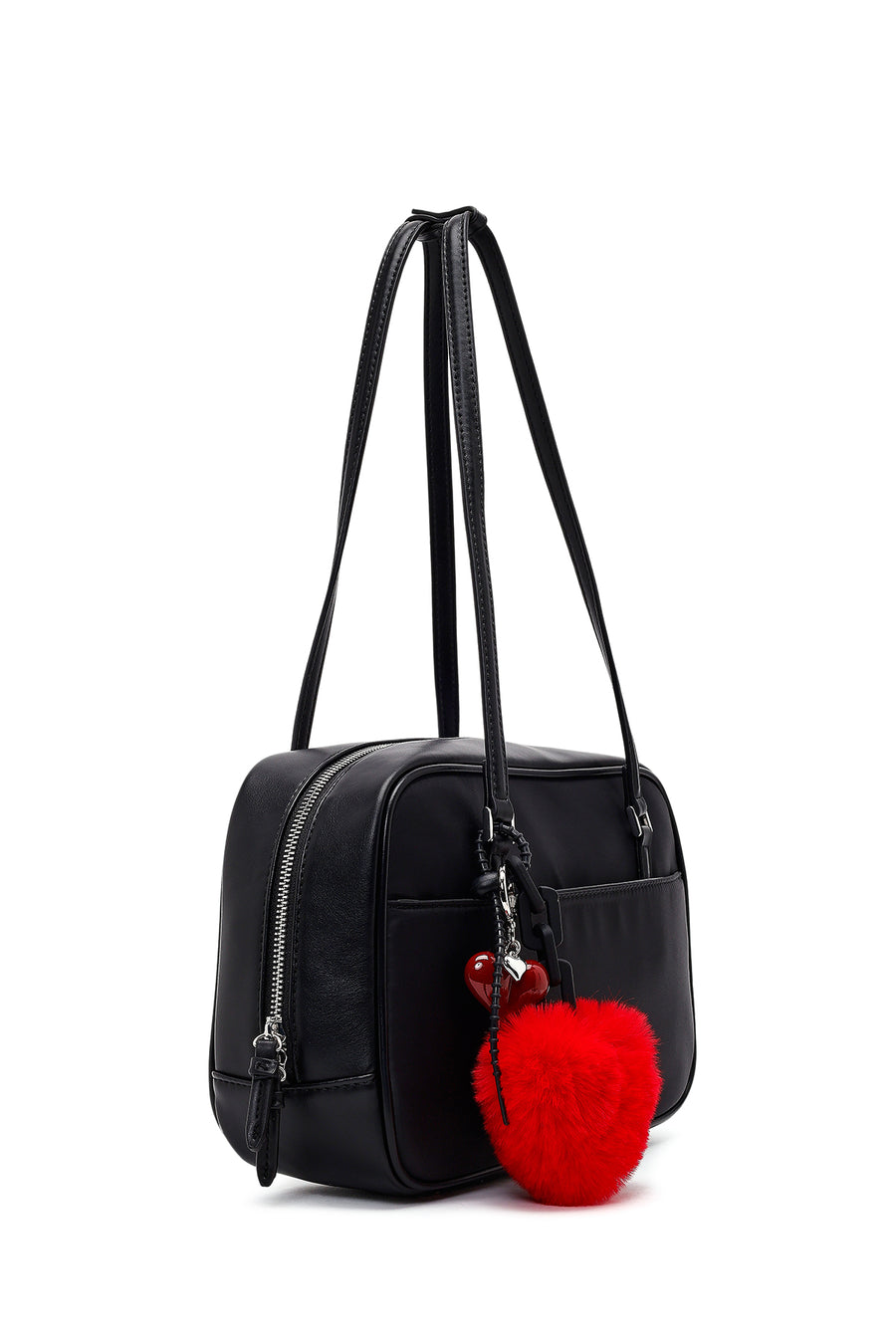 Women's Black Accessory Shoulder Bag